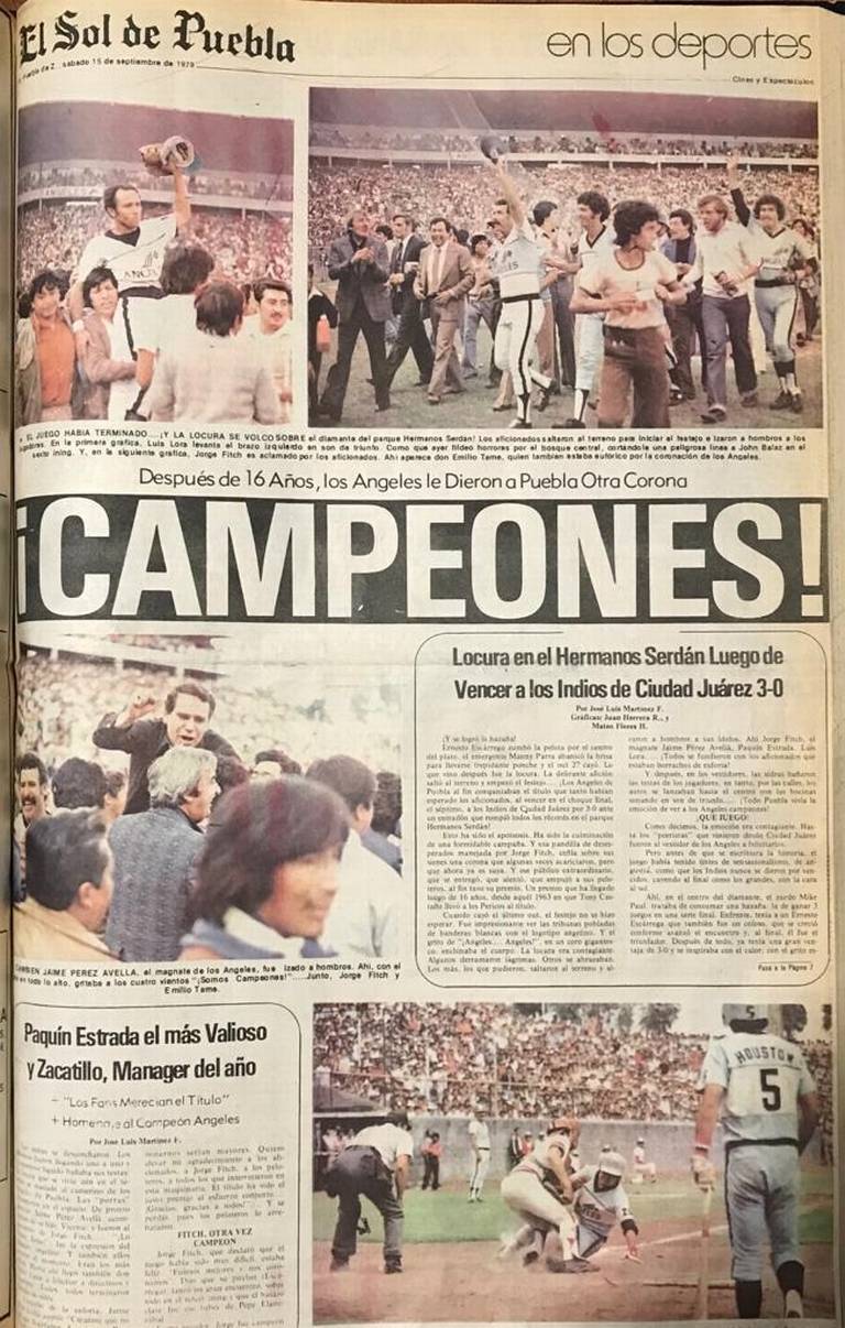 Puebla Beisbol - Dugout Angeles de Puebla 1979