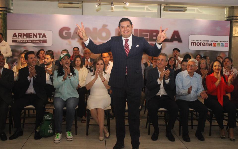 ¿A qué hora se presenta Alejandro Armenta como gobernador de Puebla? El sol en el cielo de Puebla