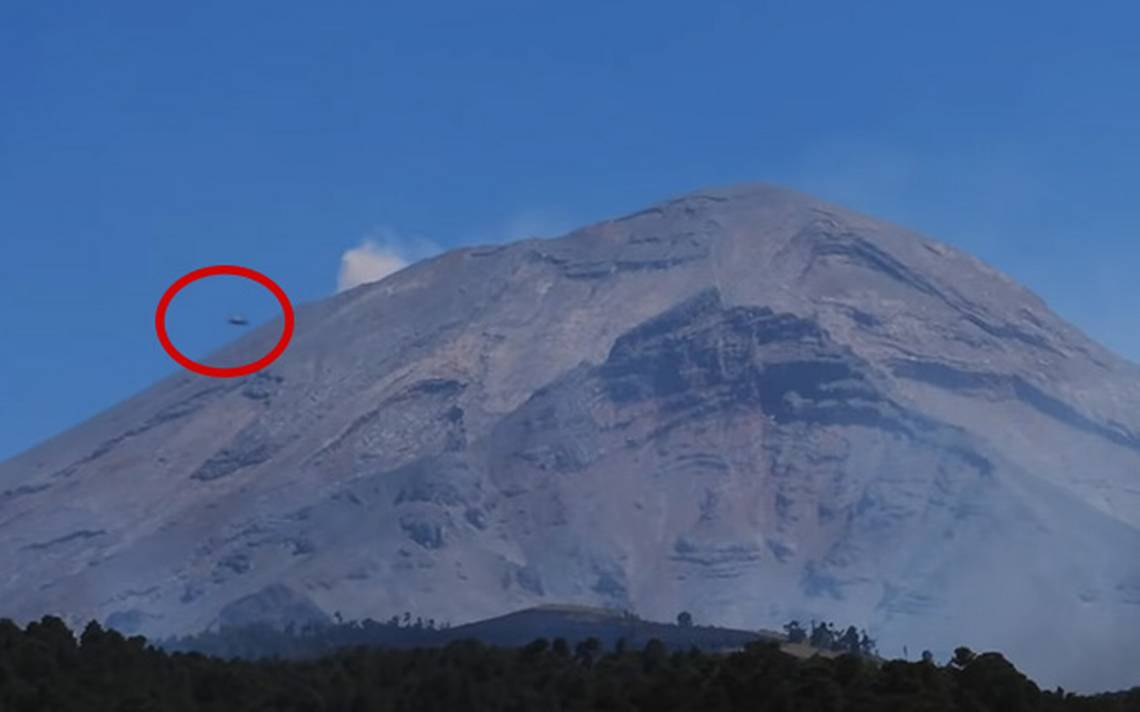 FOTOS] ¿Aparece OVNI en el Popocatépetl? - El Sol de Puebla
