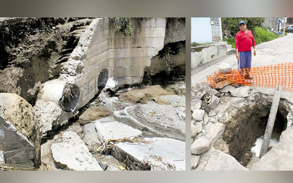 Provoca Lluvia Grandes Socavones En Colombres Bosques Y Caleras El Sol De Puebla Noticias Locales Policiacas Sobre Mexico Puebla Y El Mundo