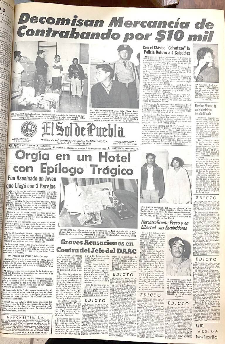 Una orgía que terminó en tragedia | Archivo Rojo - El Sol de Puebla |  Noticias Locales, Policiacas, sobre México, Puebla y el Mundo