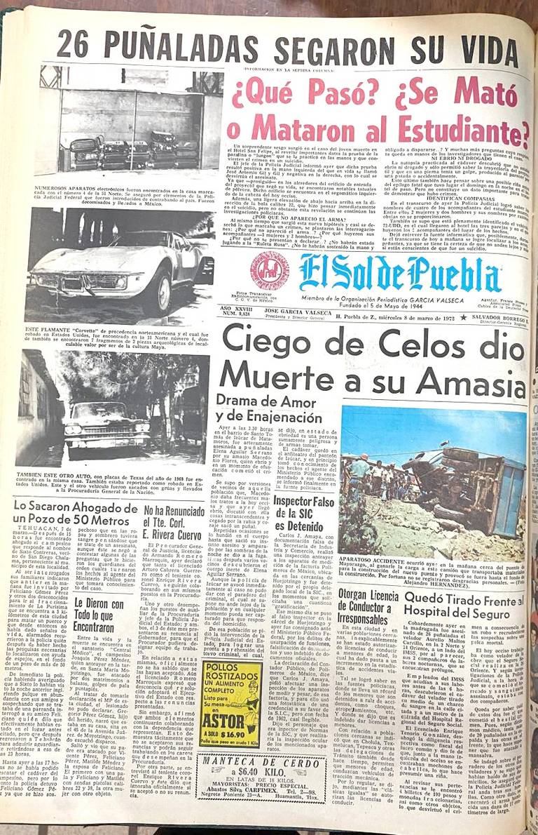 Una orgía que terminó en tragedia | Archivo Rojo - El Sol de Puebla |  Noticias Locales, Policiacas, sobre México, Puebla y el Mundo